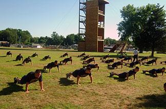 Push ups training